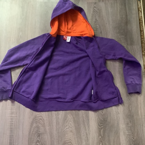 This is a purple puma zip up hoodie - Picture 2 of 2